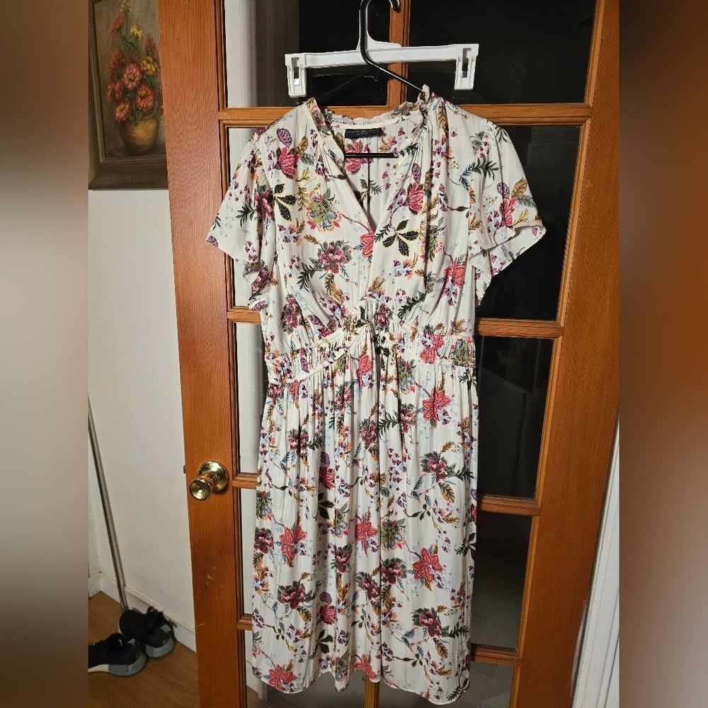 Lane Bryant Floral Print Women's Dress 16 P NWOT